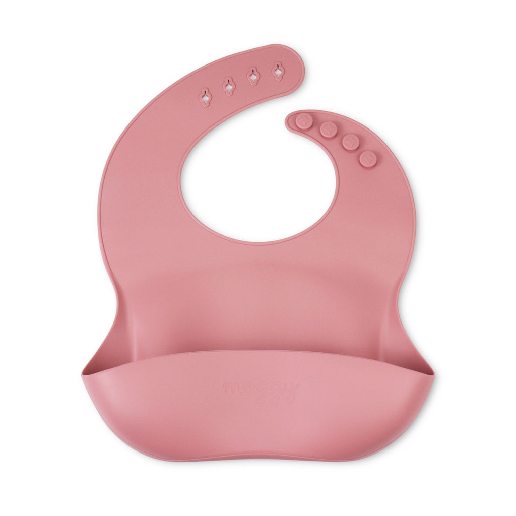 Baberos de silicona para bebés – Babero de silicona suave con receptor de  alimentos y material impermeable – Ajuste ajustable para bebés y niños